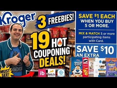 *NEW KROGER MEGA EVENT DEALS!* ~ 19 HOT KROGER COUPONING DEALS (3 HOT FREEBIES!) ~ 5/6/26 – 5/12/26