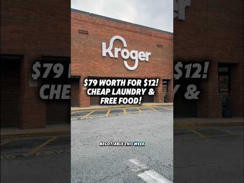 New Kroger Deals to Move Fast On! 5/6-5/12 | Cheap Laundry & Free Food! 🔥