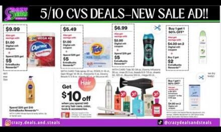 5/10 CVS DEALS-Must Do CVS Deals (NEW SALE AD) $10/$40 HAIR EVENT! Tide, Downy & MORE #cvscouponing