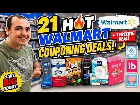 21 HOT WALMART COUPONING DEALS! ~ 1 FREEBIE DEAL ~ DEALS GOT EVEN BETTER! ~ MAY 2026