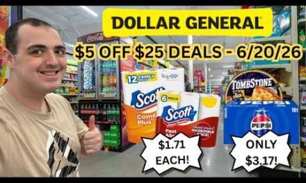 HOT DOLLAR GENERAL $5 OFF $25 DEALS (6/20/26) ~ $1.71 PAPER PRODUCTS! ~ $3.17 PEPSI ~ MORE!