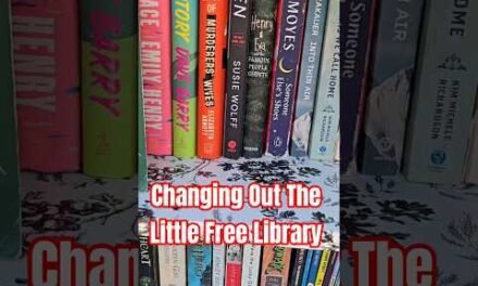 Changing Out The Little Free Library with some New Books #littlefreelibrary #lfl #newbooks #summer