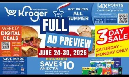 *NEW MEGA* Kroger FULL AD Preview for 6/24-6/30 | Buy 5 or More Save $1 Each Sale & MORE