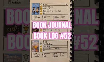 Book Journal of 2026 Book Reviews and Book Log 52 #bookjournal #bookreview #bookchallenge #booktok