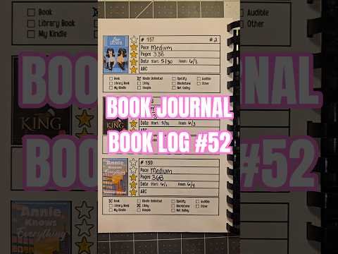 Book Journal of 2026 Book Reviews and Book Log 52 #bookjournal #bookreview #bookchallenge #booktok