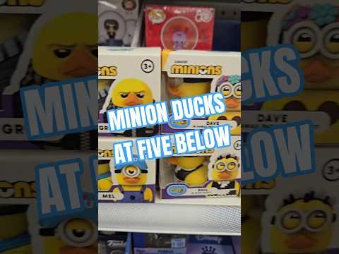 Minion Ducks at Five Below #ducks #minions #tubbz #fivebelow #minionducks