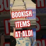 Bookish Items at Aldi. Books, Blankets, Stickers and Candles #aldi #aldifinds #bookish #booksataldi