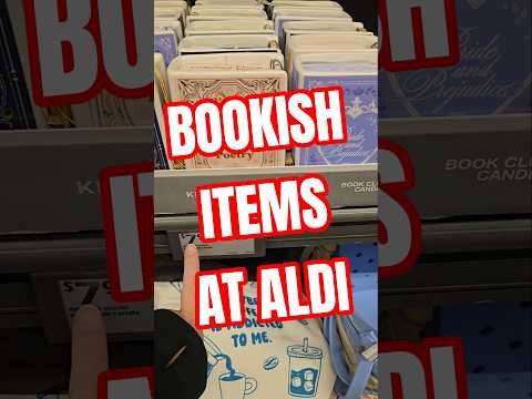Bookish Items at Aldi. Books, Blankets, Stickers and Candles #aldi #aldifinds #bookish #booksataldi