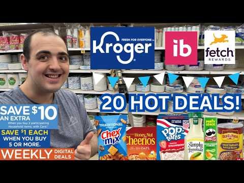 20 HOT KROGER DEALS! ~ NEW MEGA EVENT & MORE ~ GROCERY STOCKUP PRICES! ~ 06/24/2026 – 06/30/2026
