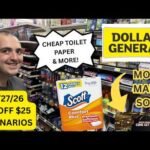 MONEYMAKER SODA / CHEAP TOILET PAPER / MORE AT DOLLAR GENERAL! ~ 5 HOT DG $5 OFF $25 DEALS (6/25/26)