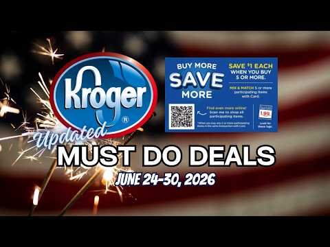 *DAILY DEAL* Kroger UPDATED Must Do Deals for 6/24-6/30 | MEGA SALE & MORE