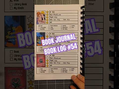 Book Journal of 2026 Book Reviews and Book Log 54