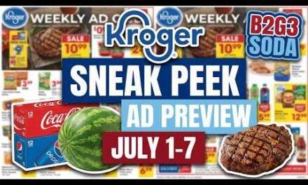 *B2G3 SODA* Kroger *SNEAK PEEK* Ad Preview for 7/1-7/7 | 4th of July Sales, MEGA SALE, & MORE