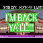 💅6/28 CVS *in store* LIVE!!! I’m Back In Town! Let’s Talk Couponing & CVS Deals (6/28 CVS Haul)💪