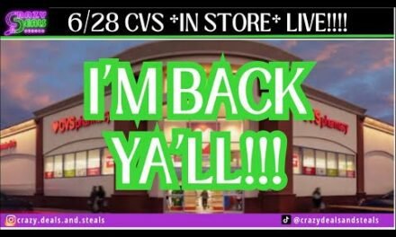 💅6/28 CVS *in store* LIVE!!! I’m Back In Town! Let’s Talk Couponing & CVS Deals (6/28 CVS Haul)💪