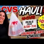 💅6/28 CVS Couponing Haul! $0.05 Couponing Items + Laundry +Personal Care & MORE! #cvsdeals