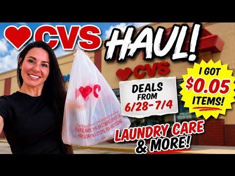 💅6/28 CVS Couponing Haul! $0.05 Couponing Items + Laundry +Personal Care & MORE! #cvsdeals