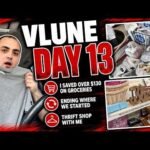 I SAVED OVER $130 ON GROCERIES! ~ ENDING WHERE WE STARTED ~ THRIFT SHOP WITH ME ~ VLUNE DAY 13