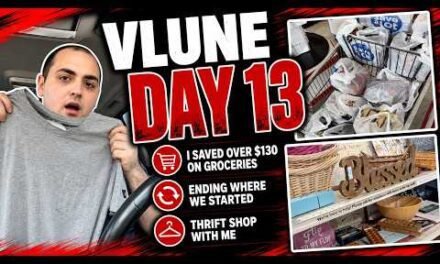 I SAVED OVER $130 ON GROCERIES! ~ ENDING WHERE WE STARTED ~ THRIFT SHOP WITH ME ~ VLUNE DAY 13