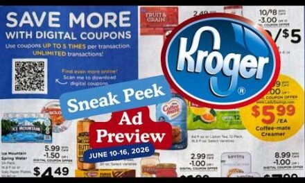 *OMG! NEW SALE* Kroger SNEAK PEEK Ad Preview for 6/10-6/16 | 5x Digital Coupons & MORE
