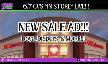 6/7 CVS *in store* LIVE!! Dove, Diapers & MORE! 6/7 CVS Haul #cvscouponing