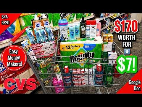 CVS Free & Cheap Coupon Deals & Haul | 6/7 - 6/20 | MONEY MAKERS! STOCK UP! ππΎ | Learn CVS Couponing