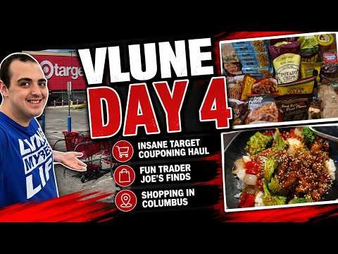 INSANE TARGET COUPONING HAUL! ~ FUN TRADER JOE’S FINDS ~ SHOPPING IN COLUMBUS, OH ~ VLUNE DAY 4