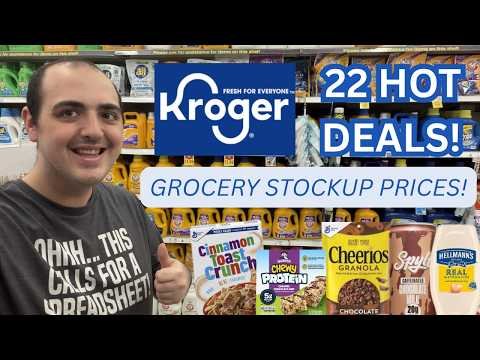 22 HOT KROGER COUPONING DEALS! ~ FREEBIE DEAL + GROCERY STOCKUP PRICES! ~ 06/10/26 – 06/16/26