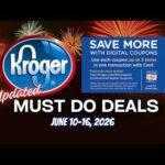 *$.49 Pasta* Kroger UPDATED Must Do Deals for 6/10-6/16 | 5x Digitals, BOGO, Weekly Digitals, & More