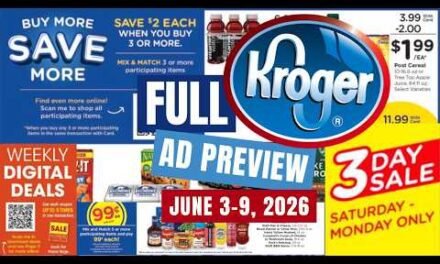 *MEGA SALE* Kroger FULL Ad Preview for 6/3-6/9 | $.99 Sale, 3 DAY SALE, 5x Digitals, & MORE