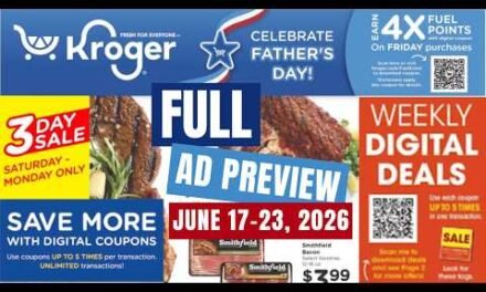 *NEW 3 DAY SALE* Kroger FULL Ad Preview for 6/17-6/23 | 5x Digitals, Weekly Digitals, & MORE