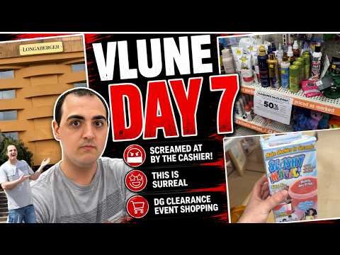 SCREAMED AT BY THE CASHIER! ~ THIS IS SURREAL ~ DG CLEARANCE EVENT SHOPPING ~ VLUNE DAY 7