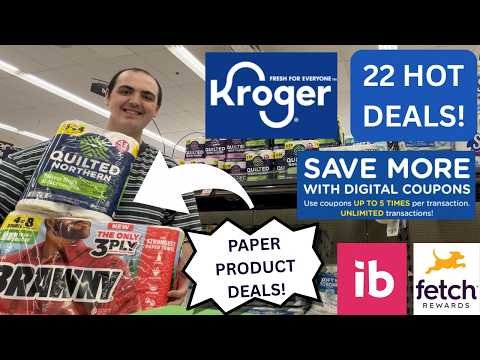 22 HOT KROGER COUPONING DEALS! ~ PAPER PRODUCT DEALS / MORE ~ 06/17/26 – 06/23/26