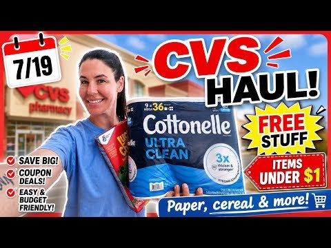 ๐ฟ7/19 CVS HAUL!! FREEBIES & ITEMS UNDER $1! 7/19 CVS Couponing #cvsdeals