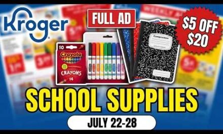 *SCHOOL SUPPLIES* Kroger FULL Ad Preview for 7/22-7/28 | $5/$20 School Supplies, 5x Digitals & MORE