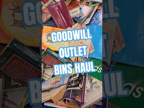 Let’s go to the Goodwill Outlet Store for Books #goodwill #goodwilloutlet #Outlet #books