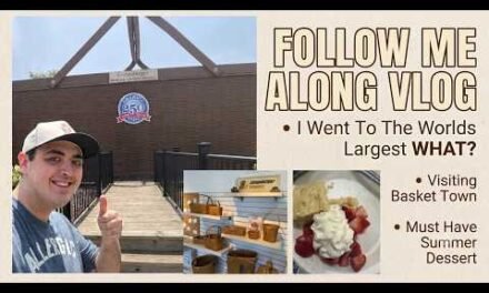 I WENT TO THE WORLD’S LARGEST WHAT? ~ VISITING BASKET TOWN ~ MUST HAVE SUMMER DESSERT VLOG