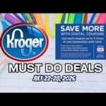 *3 FREEBIES* Kroger MUST DO Deals for 7/22-7/28 | 5x Digitals, Weekly Digitals, & MORE
