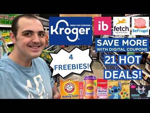 4 HOT FREEBIE DEALS AT KROGER! ~ 21 HOT KROGER COUPONING DEALS! ~ 07/22/26 – 07/28/26