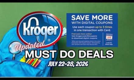 *$5/$20 Digital* Kroger UPDATED Must Do Deals for 7/22-7/28 | 5x Digitals, BOGO, & School Supplies