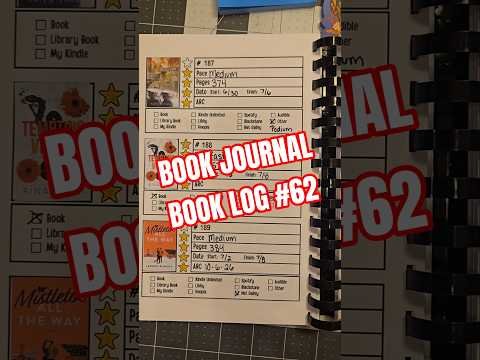 Book Journal of 2026 Book Reviews and Book Log 62 #bookjournal #bookreview #bookchallenge #booktok