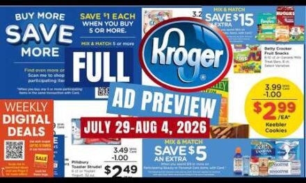 *NEW MEGA SALE* Kroger FULL Ad Preview for 7/29-8/4 | Beauty Event, Baby Event, & MORE