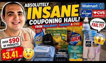 ABSOLUTELY INSANE COUPONING HAUL (WALMART, KROGER, AND CVS) + A FAIL?!? ~ $90+ FOR $3.41 + TAX!