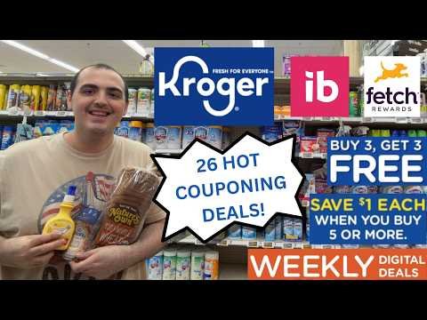 26 HOT KROGER COUPONING DEALS ~ CRAZY GROCERY STOCKUP DEALS / CLEARANCE / MORE ~ 07/29/26 – 08/04/26
