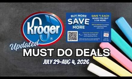 *MONEYMAKER* Kroger UPDATED Must Do Deals for 7/29-8/4 | NEW MEGA SALE & MORE