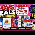 7/5 CVS DEALS-9 Must Do CVS Deals (NEW AD) 6 ITEMS $0.49 EACH, TRASH BAGS & MORE #cvsdeals