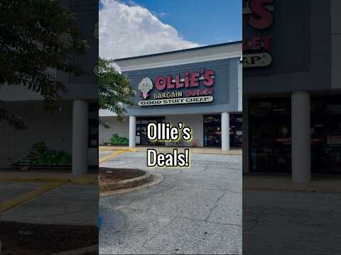 Ollie's Bargain Outlet Deals! #BudgetShopping #Deals #shoppingvlog #olliesbargainoutlet