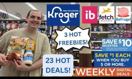 3 HOT FREEBIE DEALS AT KROGER! ~ 23 HOT KROGER DEALS THIS WEEK! ~ GROCERY STOCKUP ~ (7/1/ – 7/7/26)