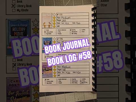 Book Journal of 2026 Book Reviews and Book Log 58 #bookjournal #bookreview #bookchallenge #booktok