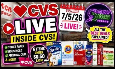 7/5 CVS *in store* LIVE!! Paper Products, Household Items, Deodorant & MORE!! 7/5 CVS Haul